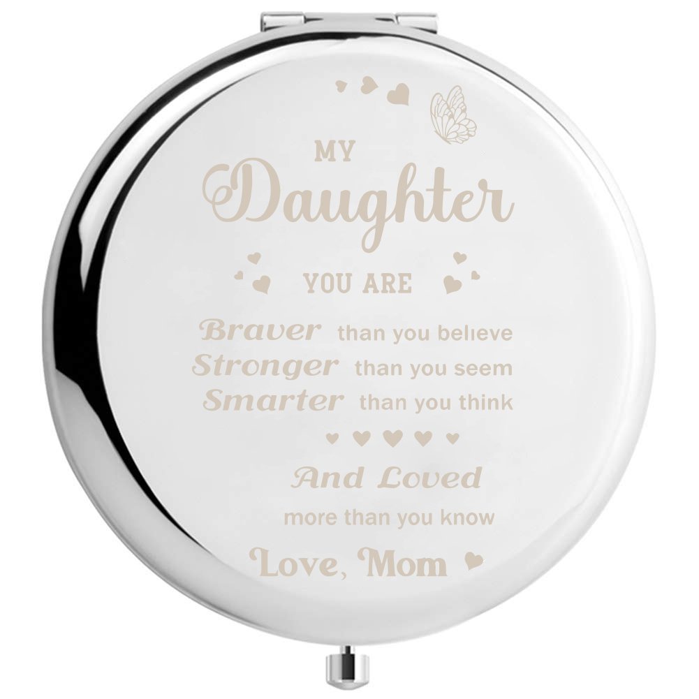 Gifts for Mom-I Love You Mom Gift Compact Mirror,Birthday Gifts for Mom-  Unique Love Gifts for Mom,Women,Mom Gift for Mothers Day,Valentines Gifts  for Her