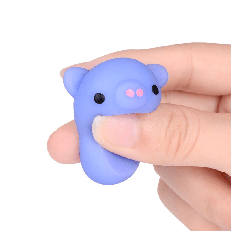 50-5PCS Kawaii Squishies Mochi Anima Squishy Toys For Kids Antistress Ball  Squeeze Party Favors Stress Relief Toys For Birthday