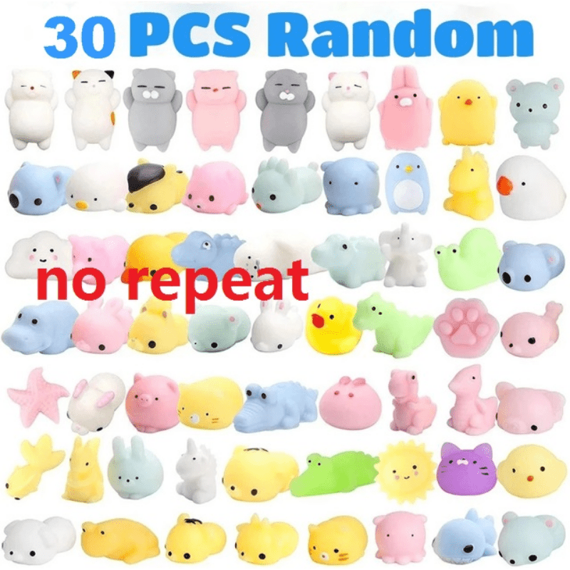 50-5PCS Mochi Squishies Kawaii Anima Squishy Toys For Kids Antistress Ball  Squeeze Party Favors Stress Relief Toys For Birthday - AliExpress