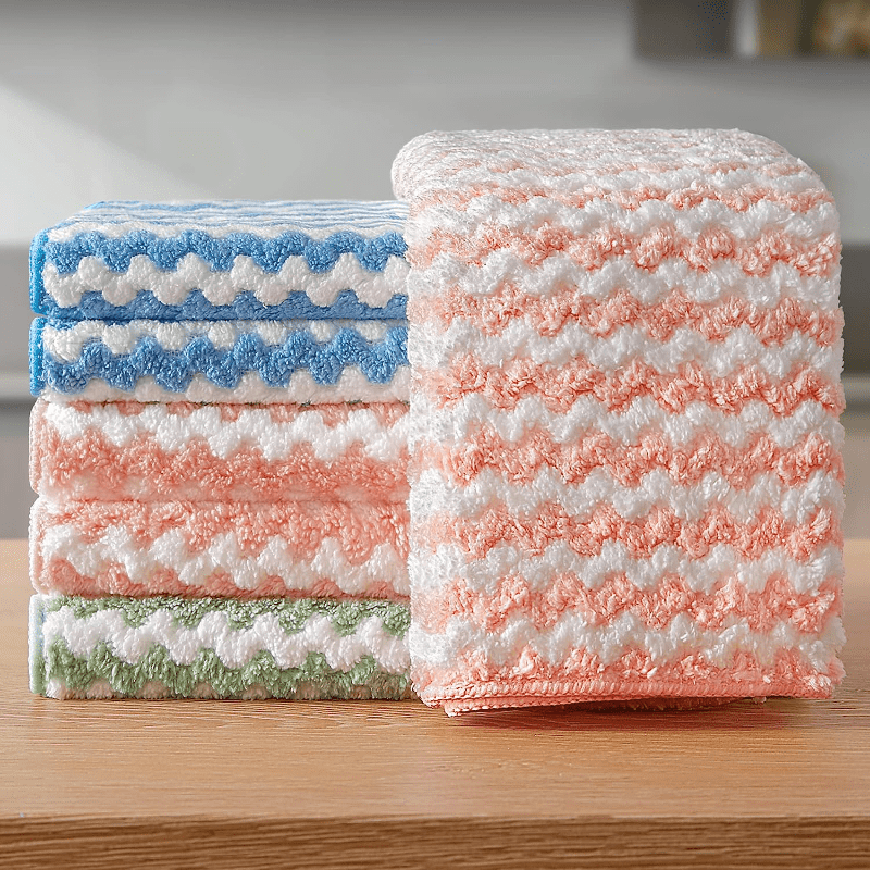 Kitchen Rags Microfiber Cleaning Cloth Dish Cloths Dish Towels