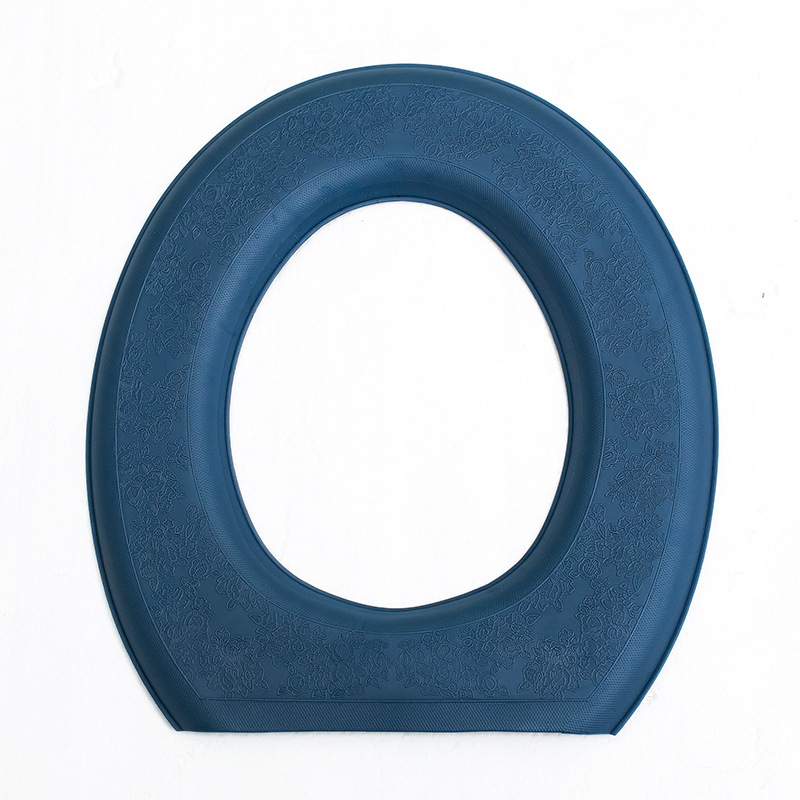 Navy blue deals toilet seat cover