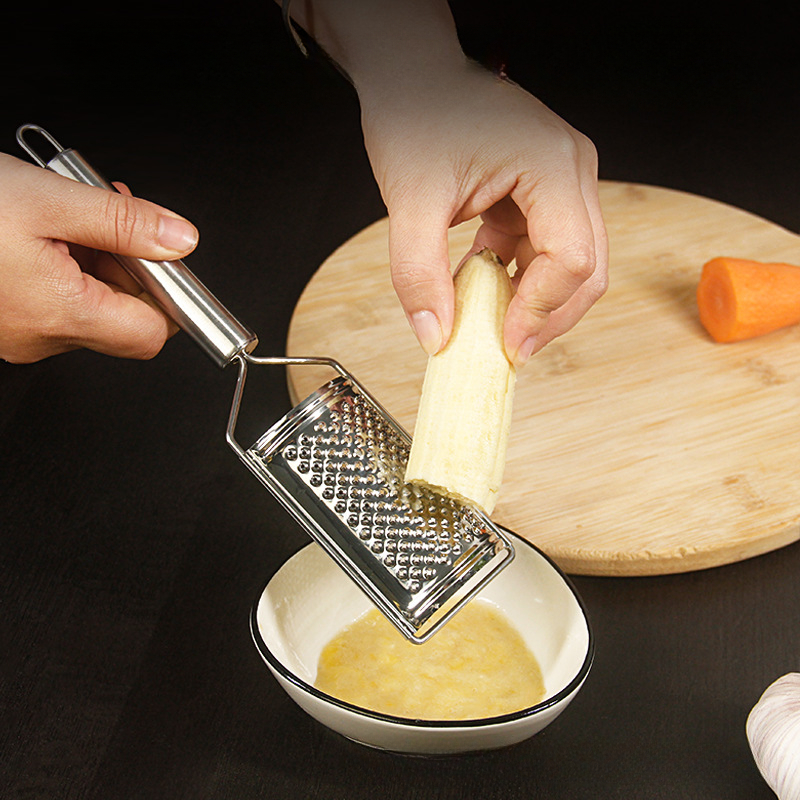 Lemon Zester, Cheese Grater, Multifunctional Stainless Steel Garlic Grater,  Manual Ginger Shredded, Household Creative Cheese Grater With Brush,  Vegetable Grater, Kitchen Stuff, Kitchen Gadgets - Temu