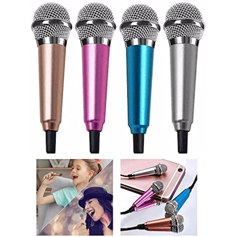Mini Microphone Singing Mic Equipment Beautiful Vocal - Temu