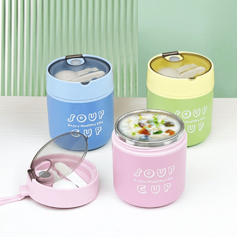 Healthy Snack Container with Flip-Top Lid