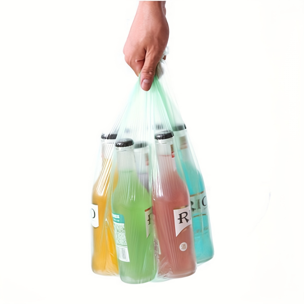 5Roll Pack 75 Disposable Trash Bags Home Kitchen Office Restaurant Cleaning
