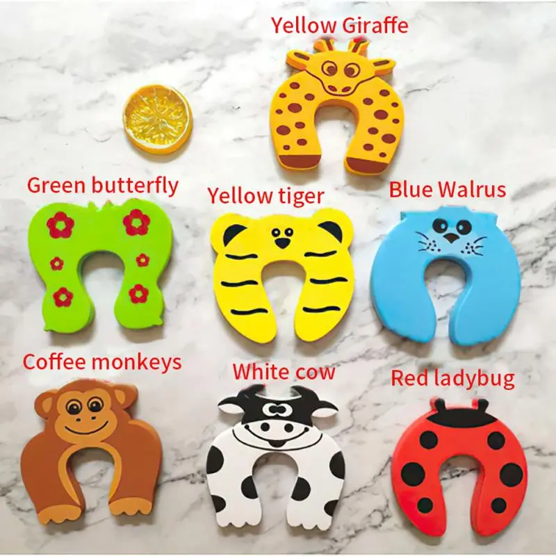 Cartoon Animal Door Stopper, Cushion Decorative Holder Lock Safety, Cute  Pattern Guard Finger Protection For Children Kids And Baby - Temu Bulgaria