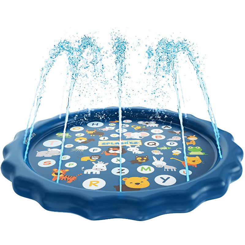 A Z Splash Pad Sprinkler Kids Outdoor Play Mat Babies - Temu