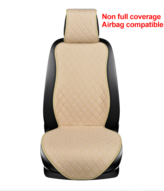 Autositzbezug Vorne Hinten Flax Seat Protect Kissen - Temu Germany