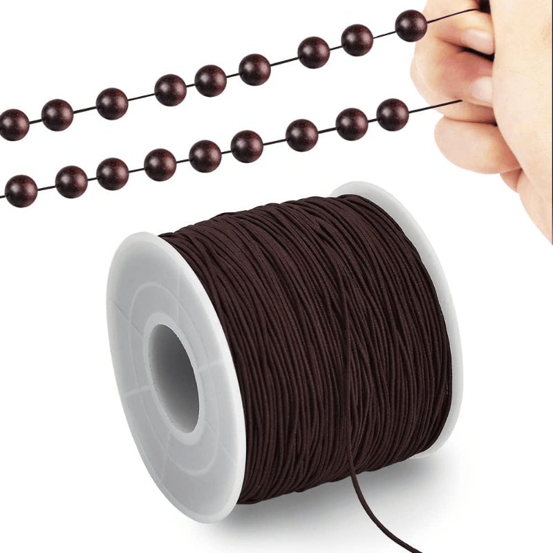 Paxcoo Stretchy String for Bracelets, 0.8mm Black Elastic String Bracelet  Cord Jewelry Bead Thread for Bracelets, Necklaces, Beading and Jewelry  Making : : Home & Kitchen