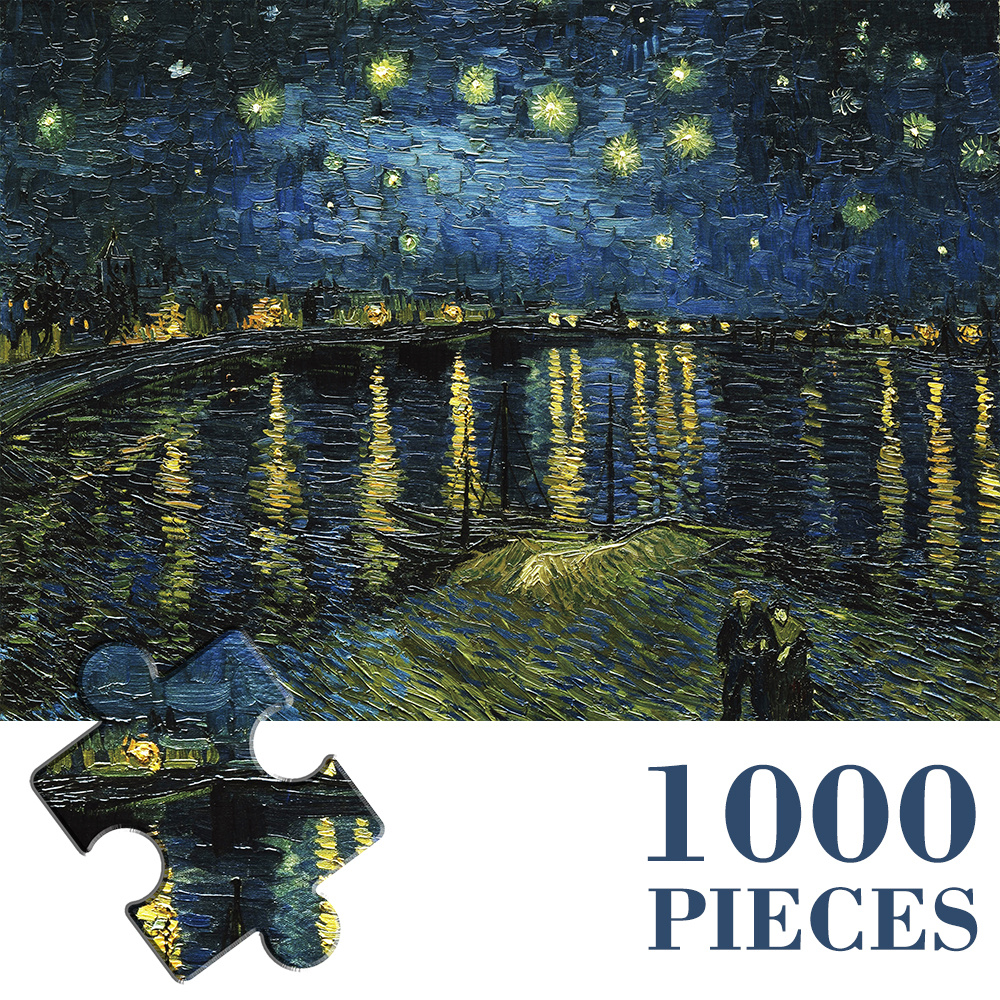 Maxrenard Puzzle 1000 Pieces For Adults Jigsaw Van Gogh Bumper Harvest  Famous Oil Paintings Art Puzzles Toys Adults Family Games, Today's Best  Daily Deals