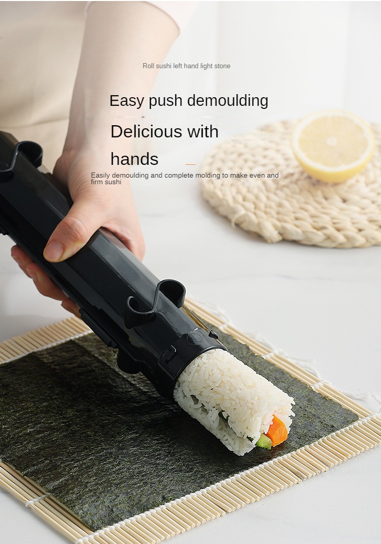 MANMAOHE 2 Pcs Sushi Bazooka Sushi Maker Food Grade Plastic Sushi