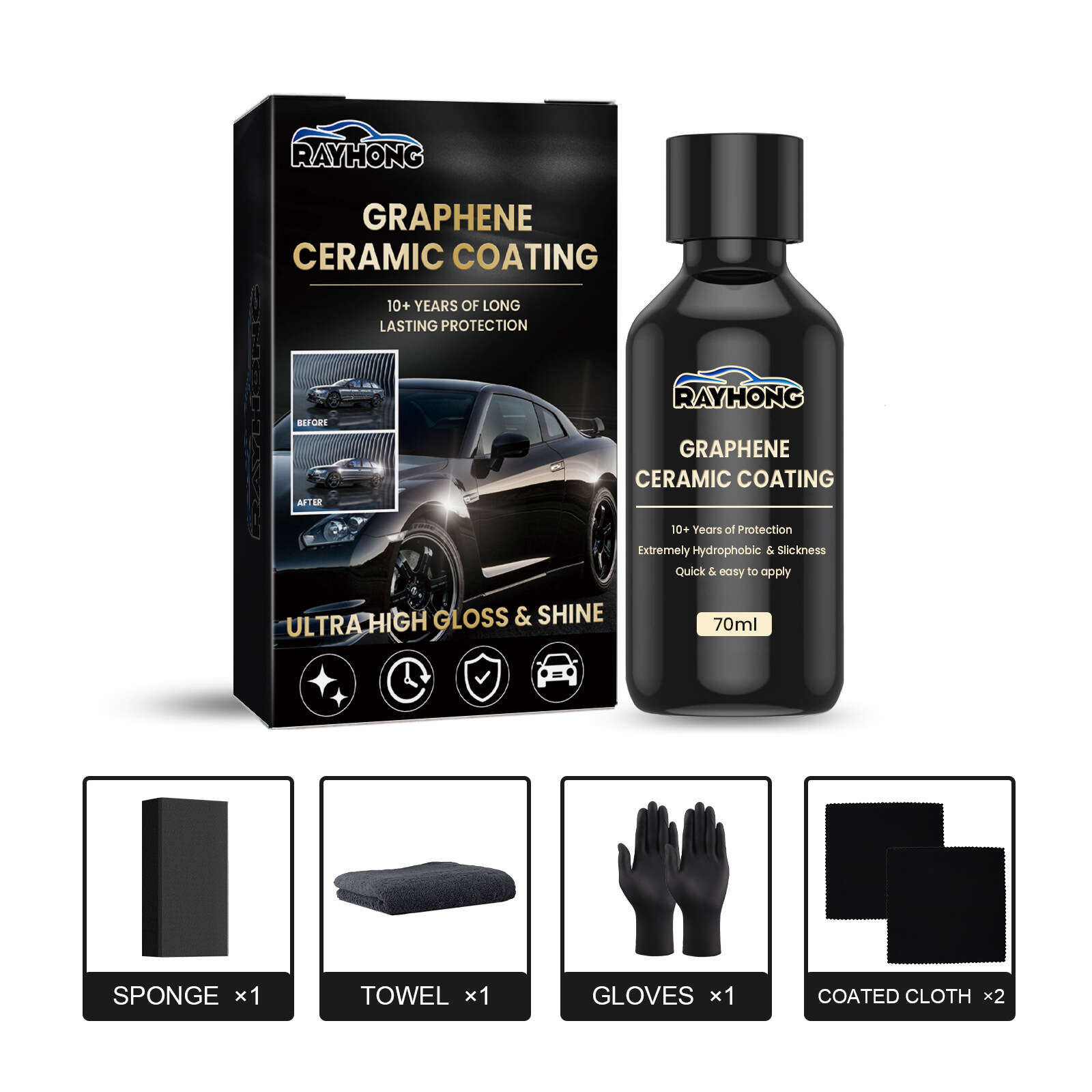 100g Black Car Special Crystal Plating Wax ,Car Paint Coating, Polishing,  Increasing Your Car Brightness