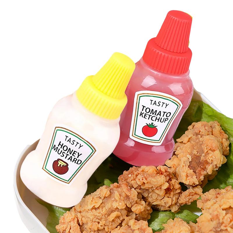 Mini Ketchup Sauce Bottle Portable Salad Squeeze Small - Temu