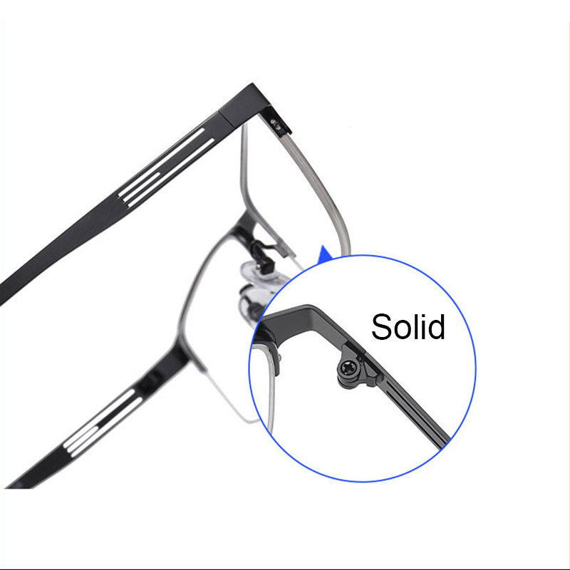 Men's Anti Light Photochromic Multifocal Glasses UV Protection Hyperopia Glasses