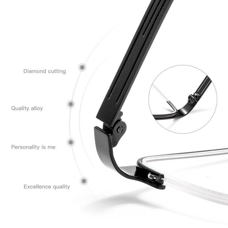 Men's Anti Light Photochromic Multifocal Glasses UV Protection Hyperopia Glasses