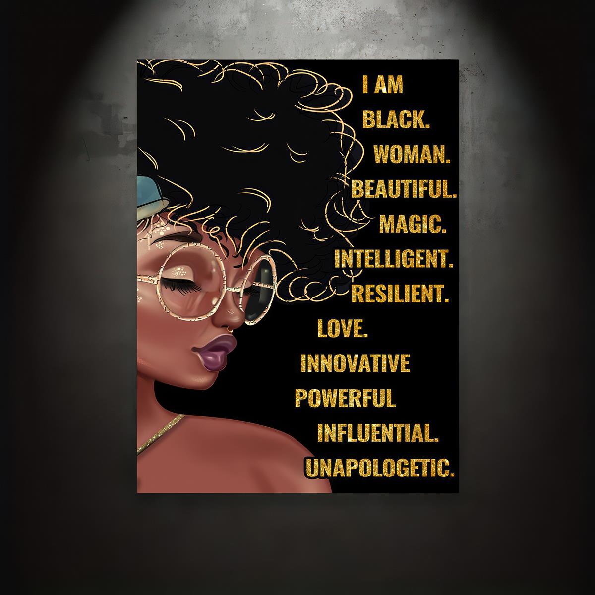 African American Queen Canvas Art Painting