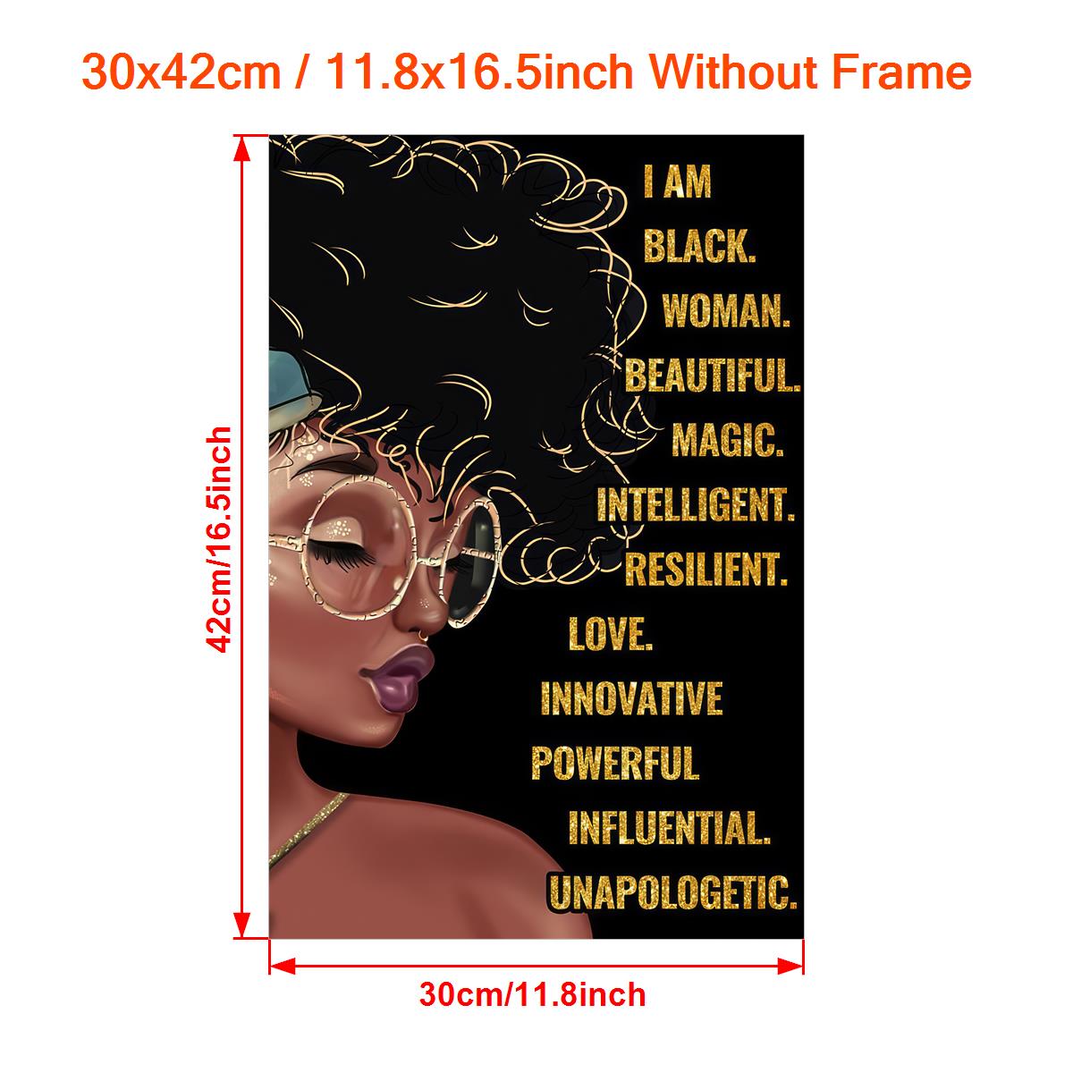 African American Queen Canvas Art Painting