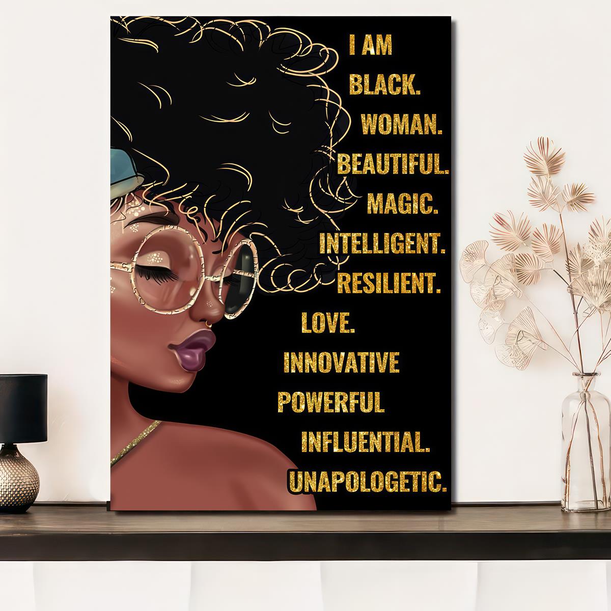 African American Queen Canvas Art Painting