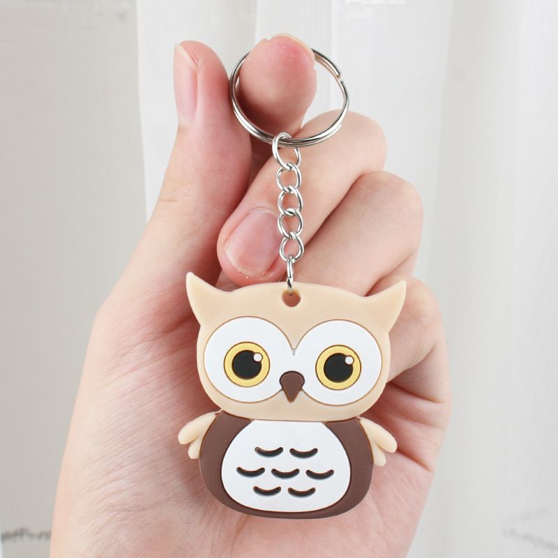 Cute Cartoon Owl Keychain Pendant Cartoon Animal Series Key Ring Pendant  Bag Purse Accessories - Temu