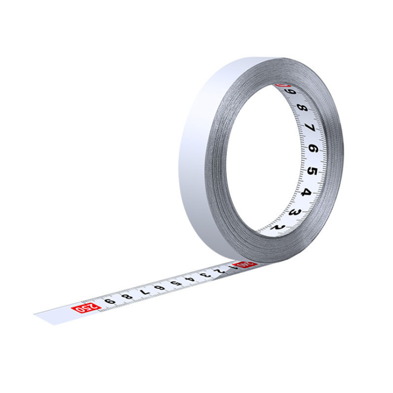 Self Adhesive Tape Measure 400cm Start from Middle Steel Ruler