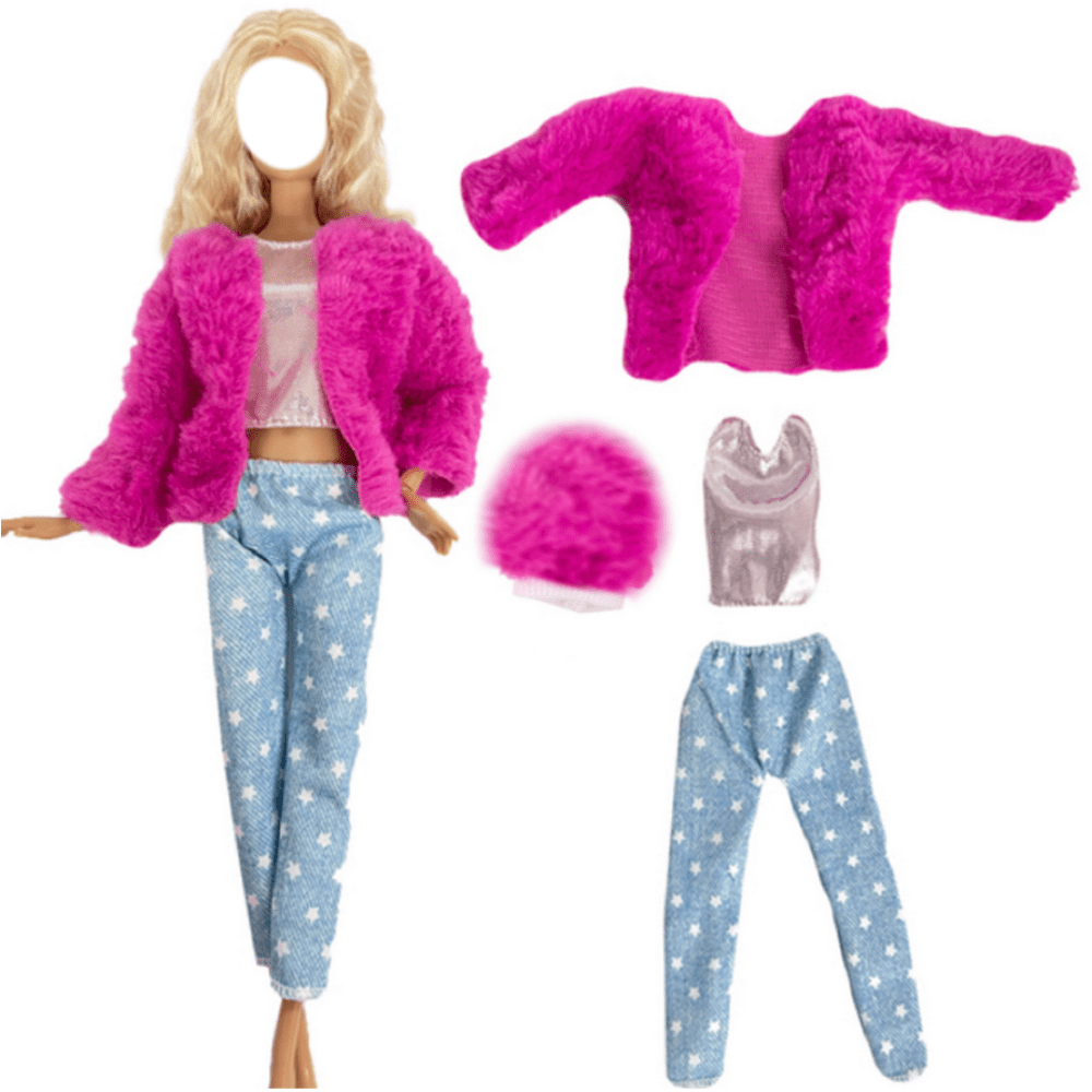 Doll Clothes Barbie Pink Pants