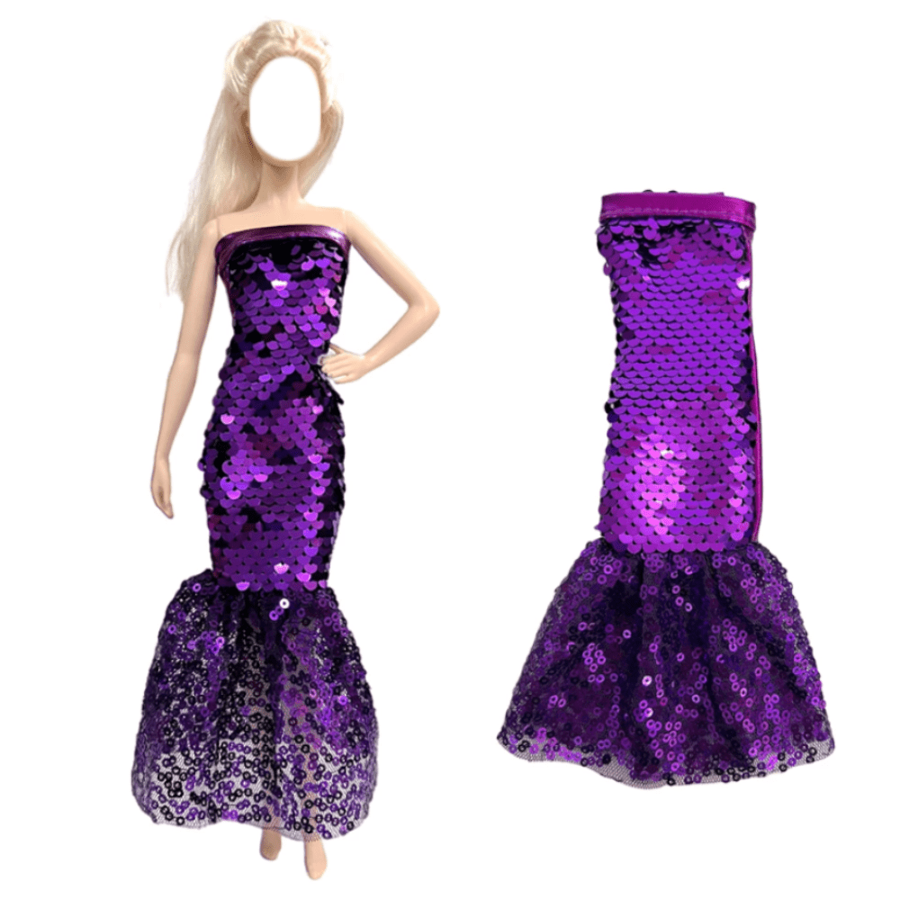 1 conjunto para barbies boneca acessórios roupas moda