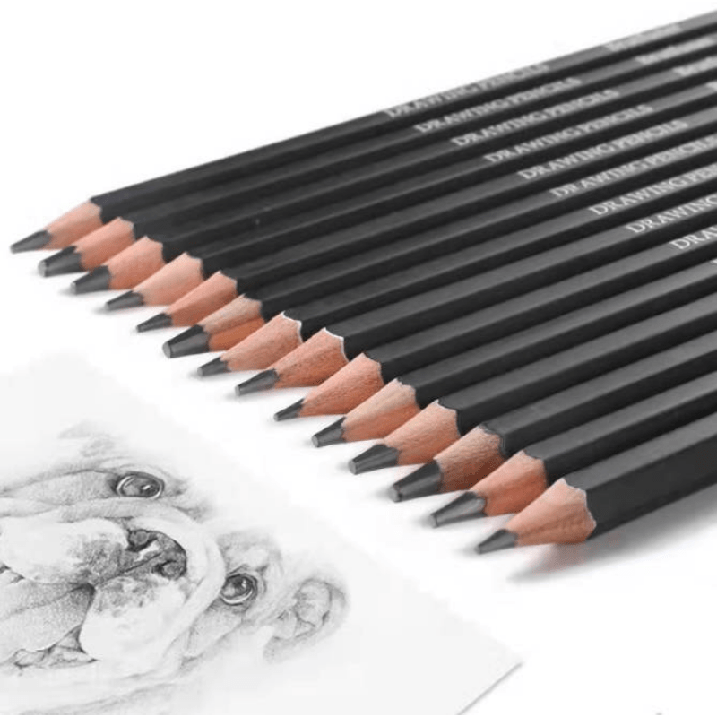 14 pcs/set Professional Sketch Drawing Pencil Set HB 2B 6H 4H 2H 3B 4B 5B  6B 10B 12B 1B Painting Pencils Stationery Supplies - Price history & Review