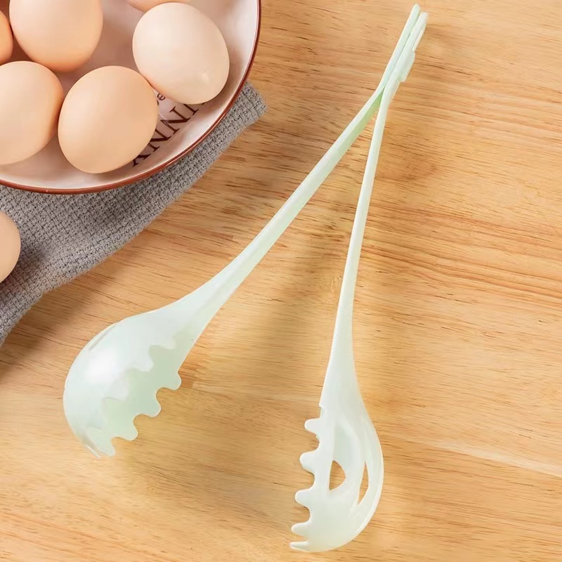 Multi-Use Egg Whisk, Multi-Functional Egg Tongs Manual Blender, 3-in-1Egg  Beater Food Serving Tongs Egg Separator, Creative Nylon Whisk Dual-Purpose