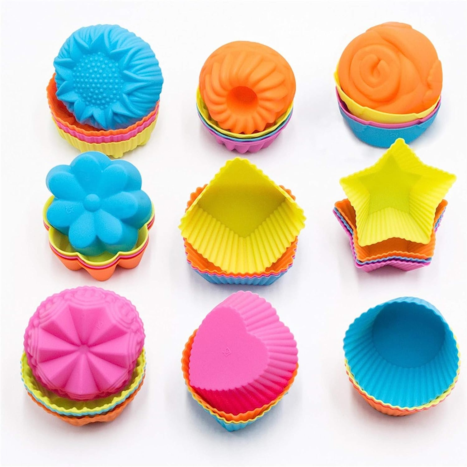Silicone Cupcake Liners Silicone Baking Cups Muffin Cups - Temu