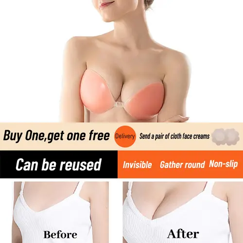 Bra for Large Breast, Conceal Lift Up Bras, Adhesive Conceal Silicone Tape  with Strap : : Clothing, Shoes & Accessories