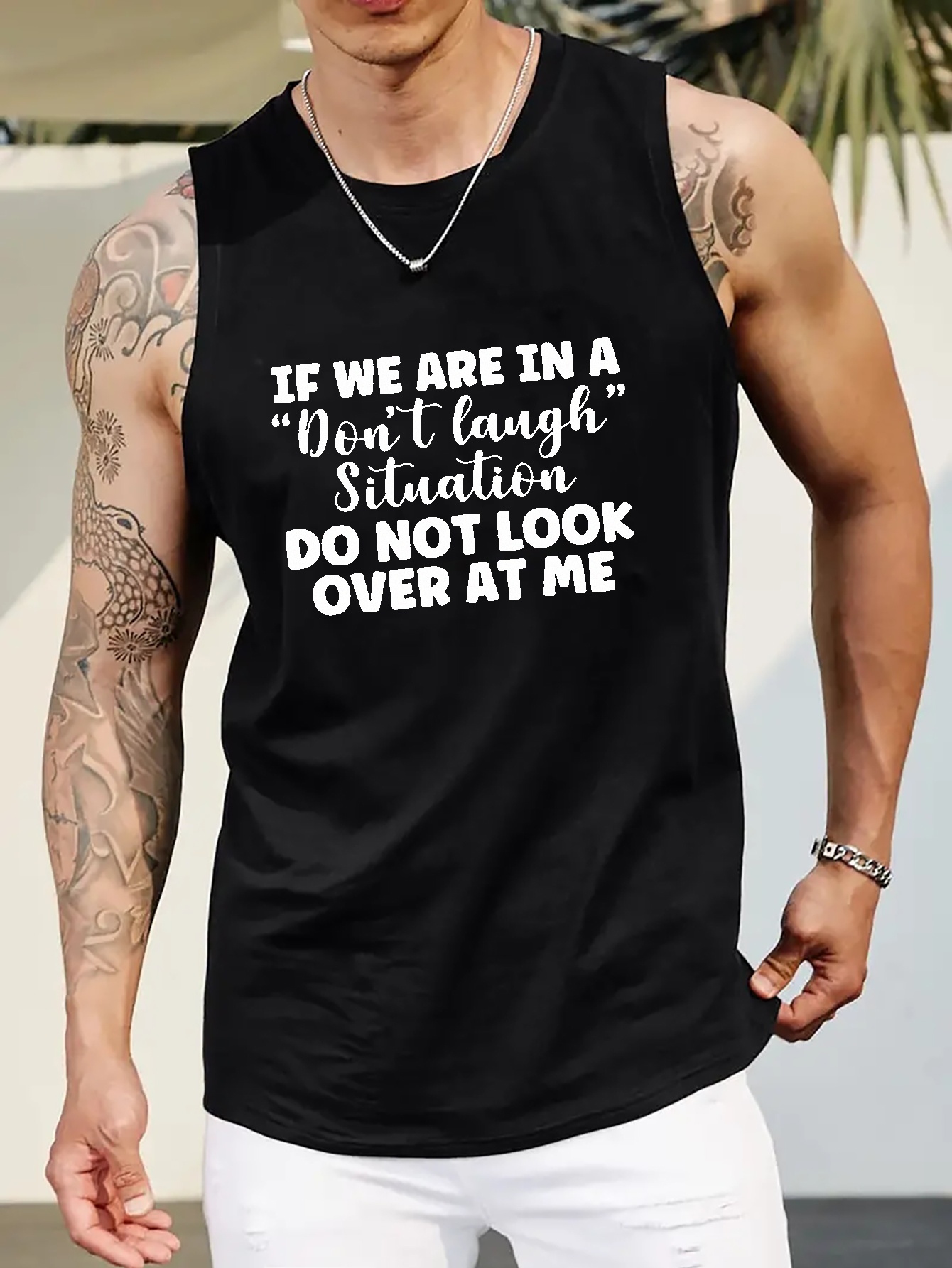 Plus Size Tank Top Camiseta Sin Mangas Estampado Gráfico - Temu Chile