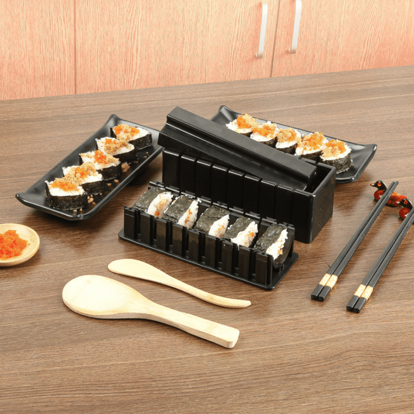 7pcs/set Sushi Mold, Beginner Sushi Production Kit, Plastic Sushi