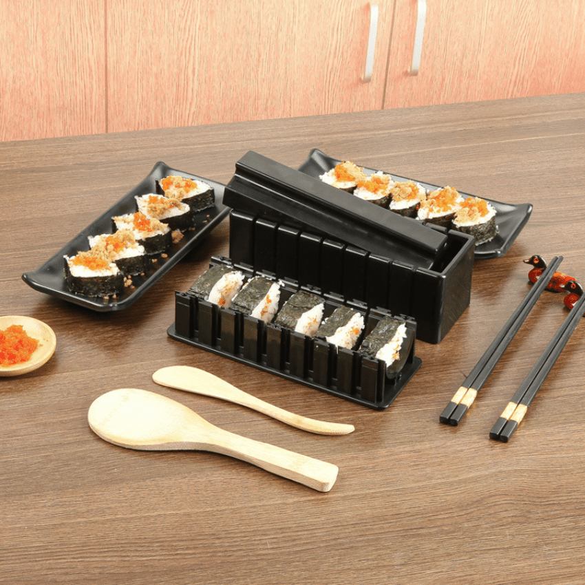 12 Unids/set Kit Hacer Sushi Máquina Hacer Sushi Juego Hacer - Temu