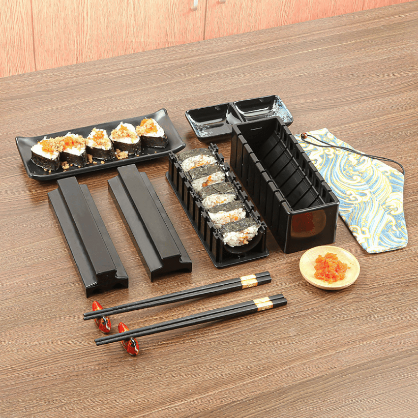12 Unids/set Kit Hacer Sushi Máquina Hacer Sushi Juego Hacer - Temu