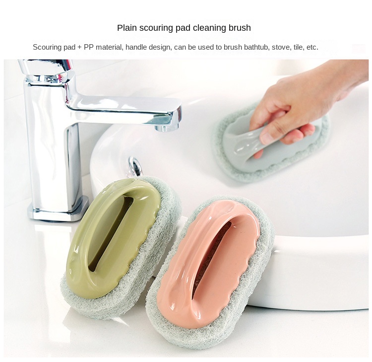 Scrub Brush Cleaning Shower Scrubber Comfort Grip Handle And - Temu