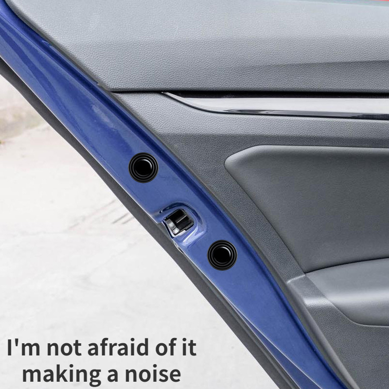 10Pcs Car Door Anti-Shock Absorbing Silicone Pad Auto Absorbing  Silent-Gasket