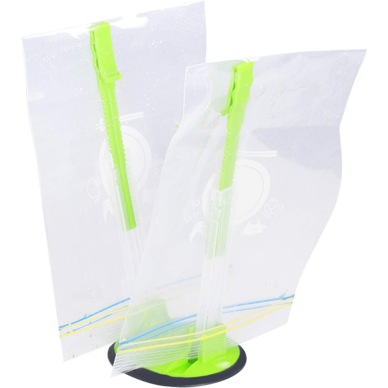 Ziplock Bag Holder Stand Adjustable For Plastic Freezer Bags/hands