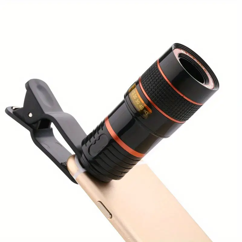 8X Long Focus Mobile Phone Lens Mobile Phone Telescope HD Camera Lens External Zoom Special Effect Lens Suitable For Watching Competitions Concerts Tourism Animal Observation Enthusiasts 1