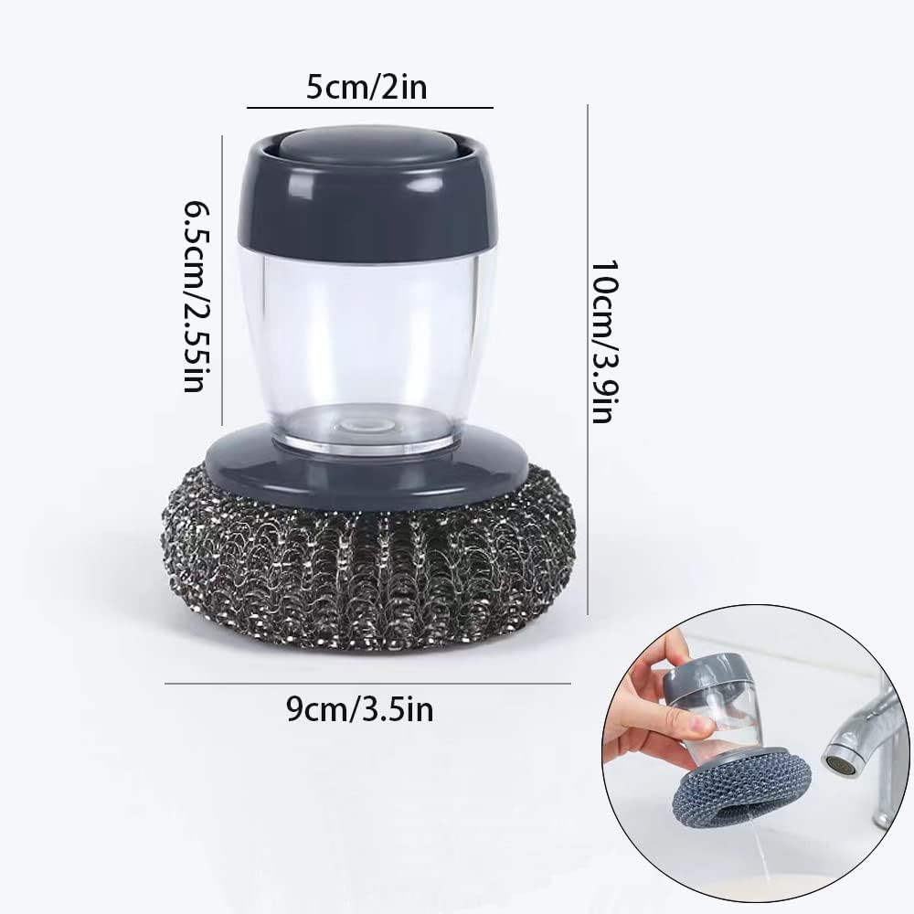 Stainless Steel Scrubber Metal Sponge Sink Scourer Useful Things Kitchen  Accessories For Home Pan Pot Cleaning Tools Gadgets - AliExpress