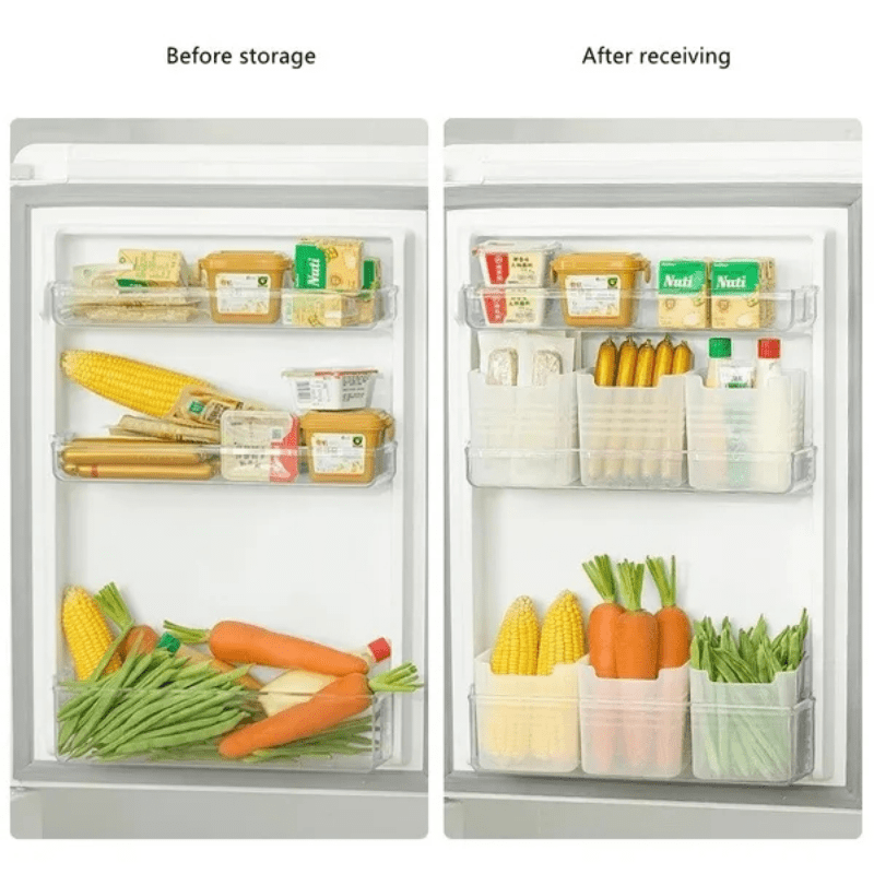 KLIPPKAKTUS contenitore per frigorifero, trasparente, 32x10x15 cm