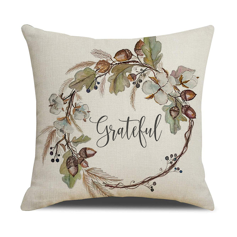 Home Sweet Home Eucalyptus Wreath Throw Pillow Covers Bless - Temu