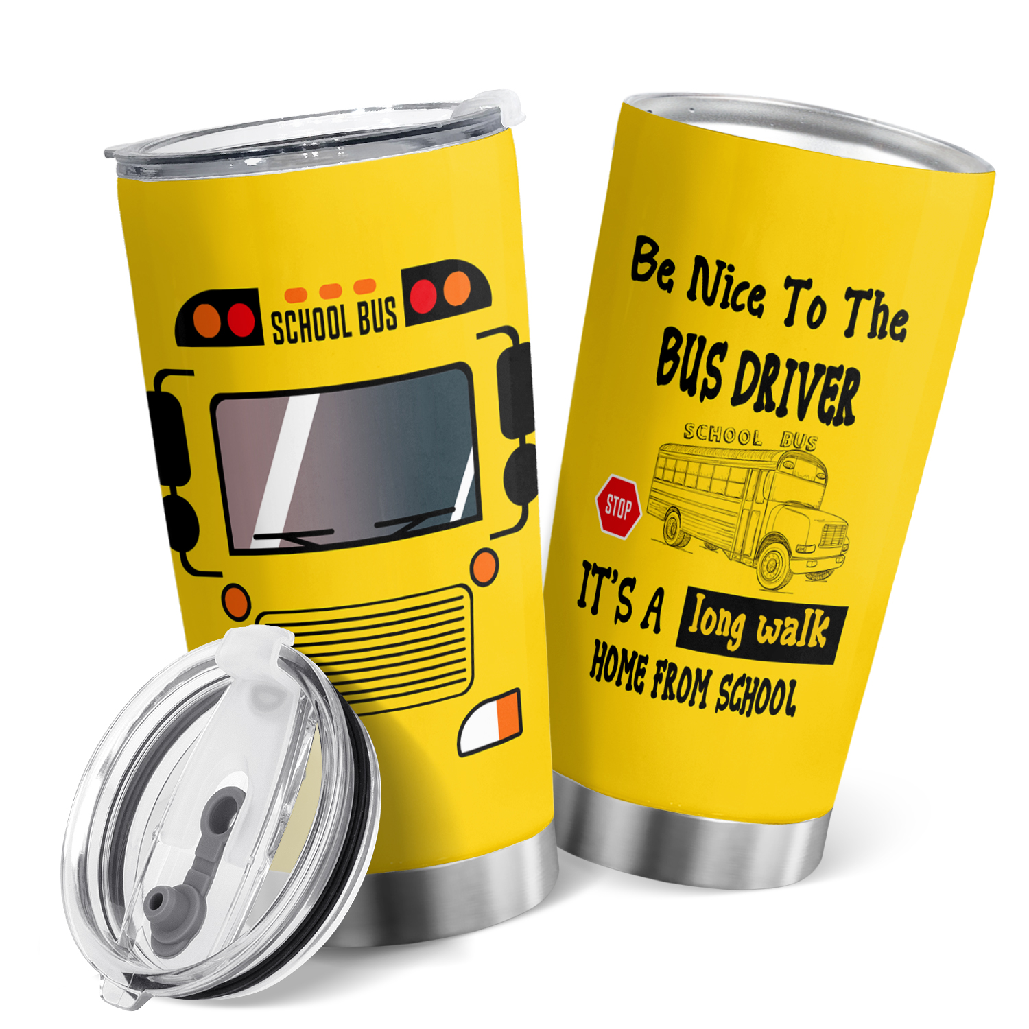 Best Bus Driver Tumbler - Personalized Insulated Tumbler