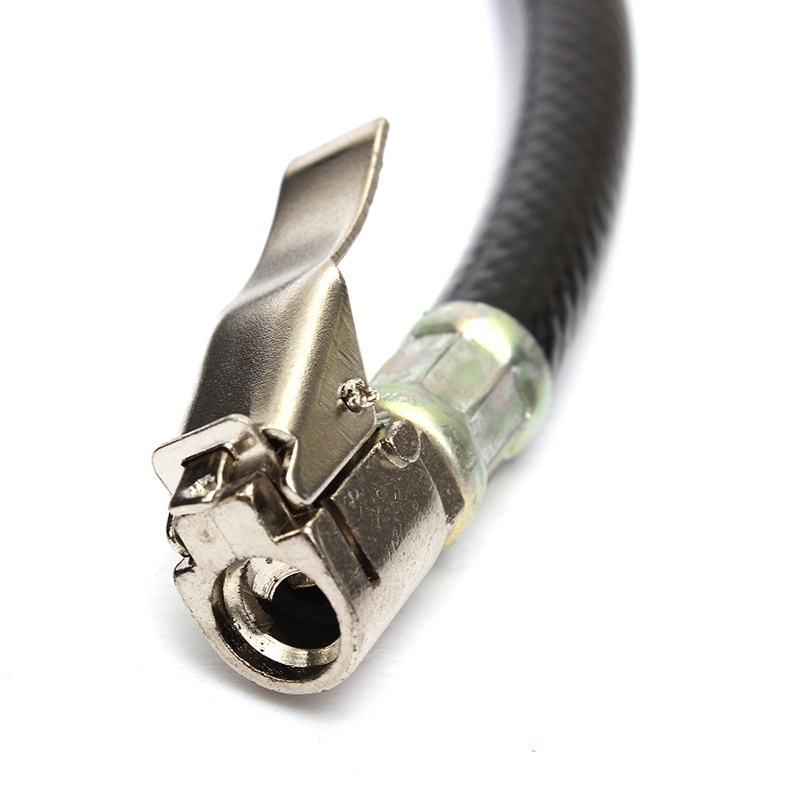 Flexible Car Bicycle Tyre Inflator Hose - Fast Inflatable Rods Clip