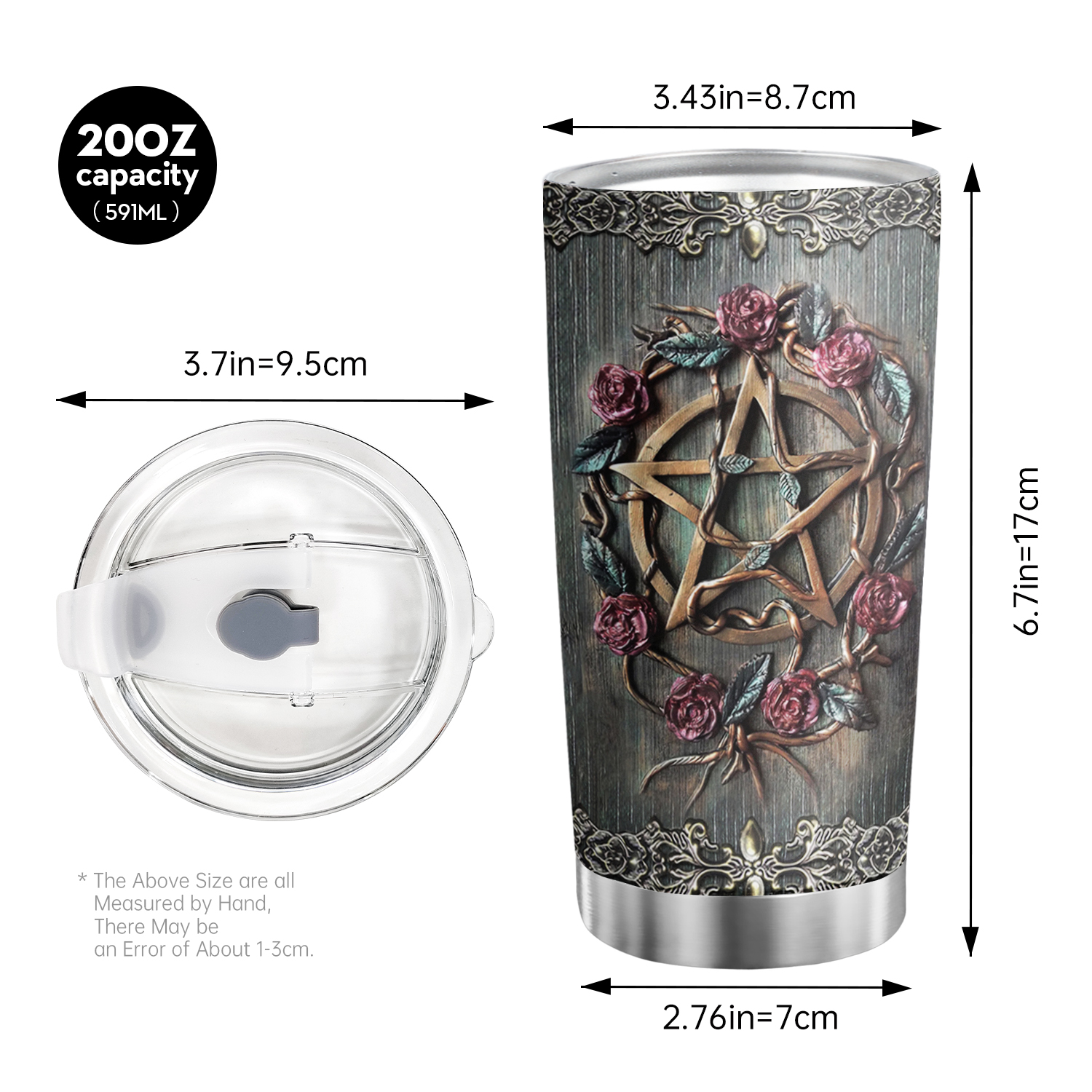 Pre Order- Shimmer 40 oz Tumbler – Crafty Witch Design