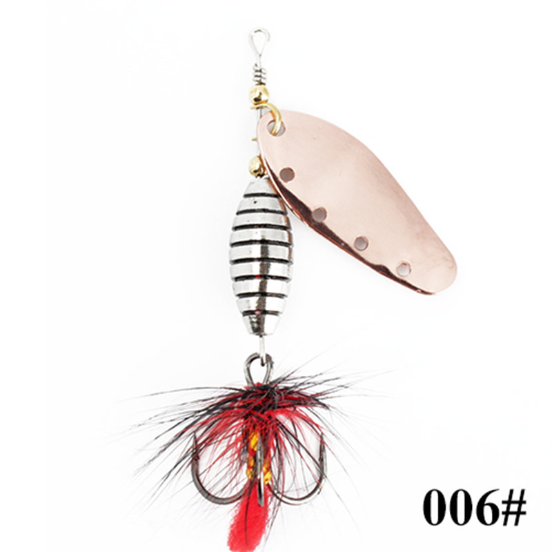 Aa 5# Spinnerbait Fishing Spinner Lures Spinnerbait Feather - Temu