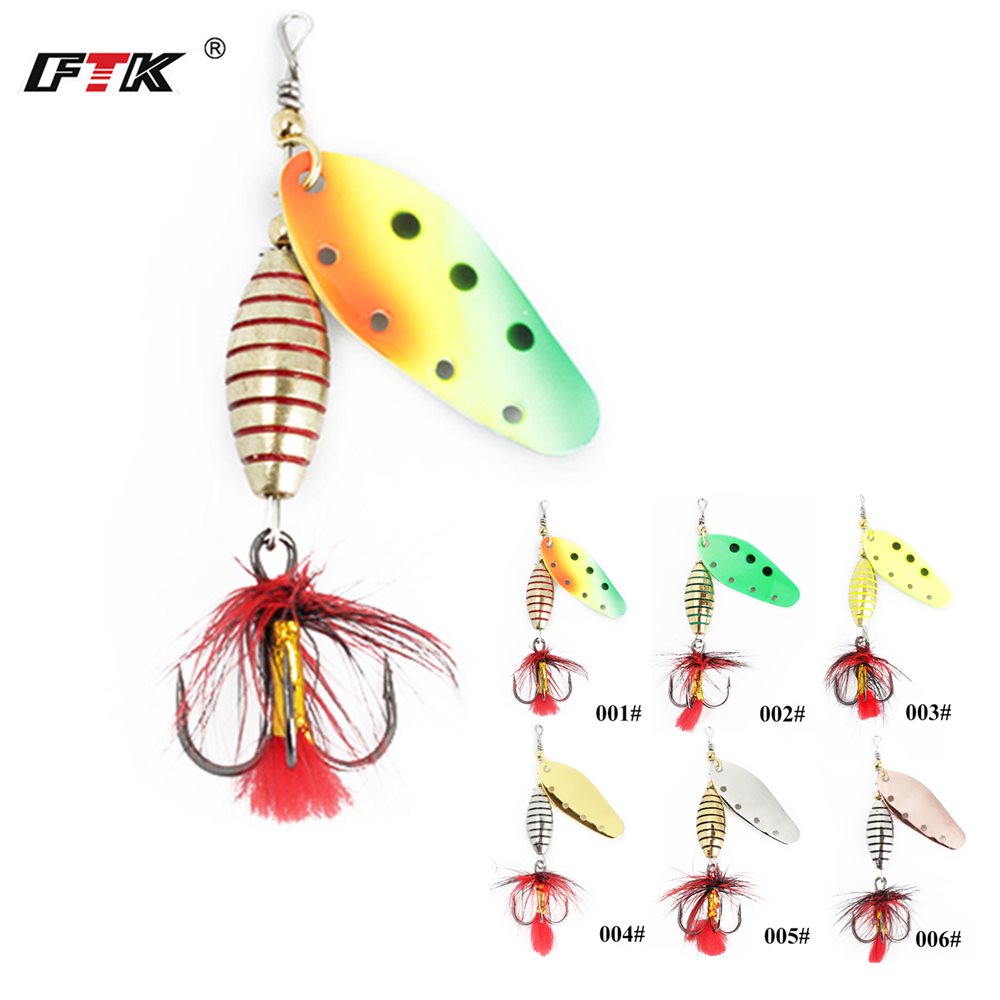 JSFUN 10 pcs Fishing Lure Spinnerbait for Bass Perch Trout Hard Metal Super  Cranking Fishing Spinner Baits Kit Fishing Spinners: Buy Online at Best  Price in UAE 