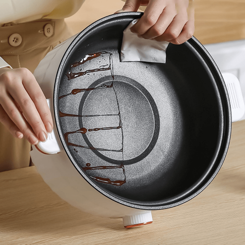 One-piece Multifunctional Electric Frying Pan With Nonstick Coating - Large  Capacity Stir-fry Pot And Hot Pot For Convenient Home Cooking - Temu