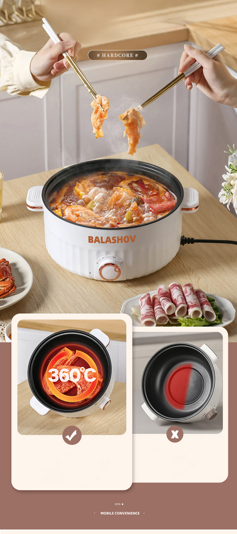 Multi functional Electric Hot Pot With Over heating And - Temu