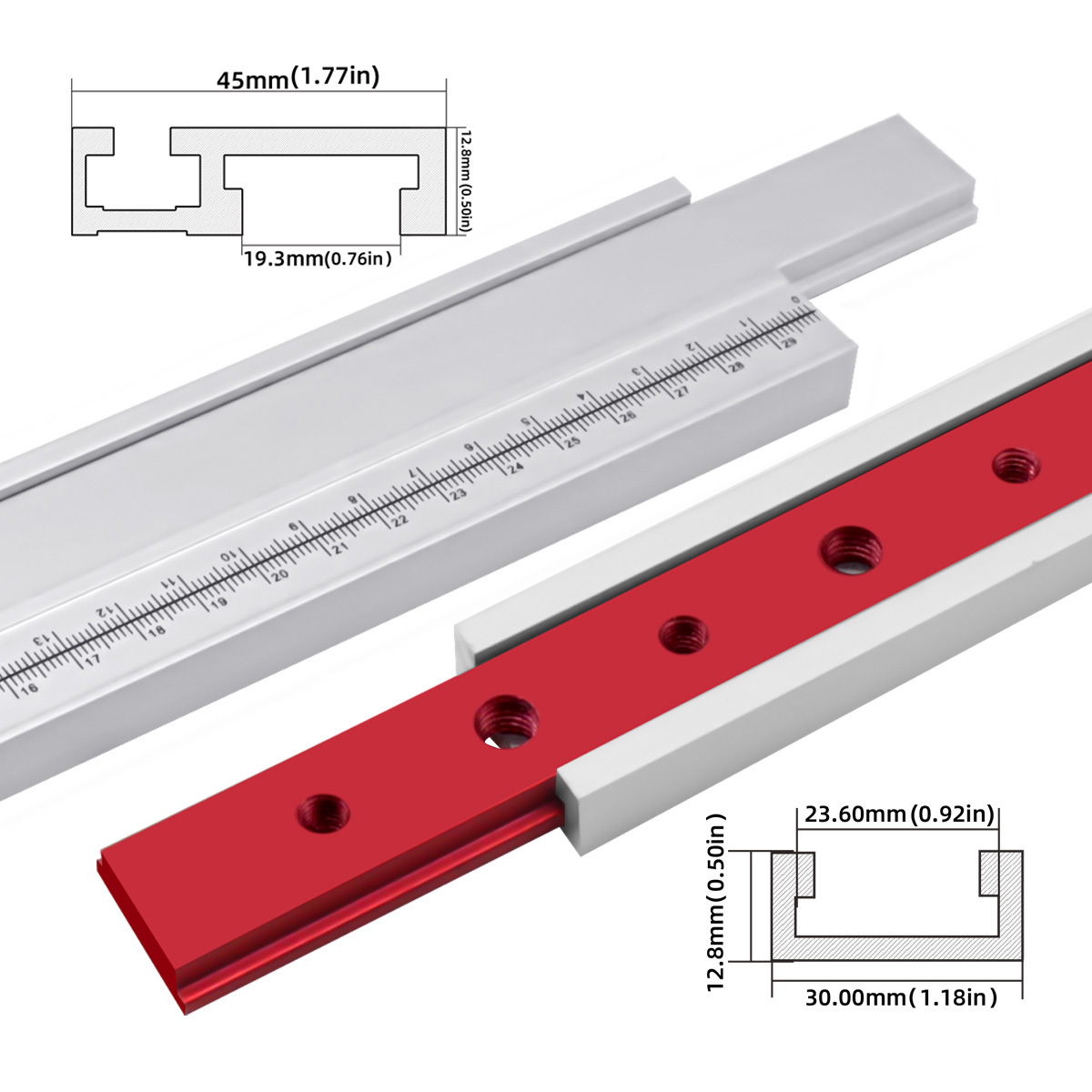 Aluminum T track Slot Slider: Perfect Jig Diy Woodworking - Temu
