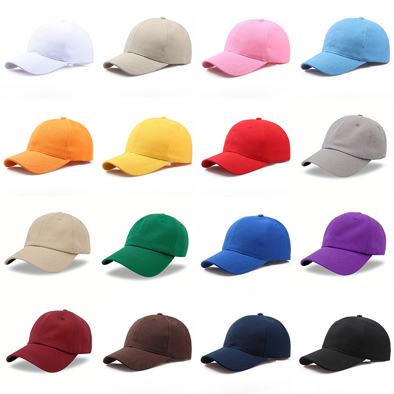 Candy Color Simple Baseball Cap Unisex Casual Sports Hats Lightweight Adjustable Dad Hat For Women Men